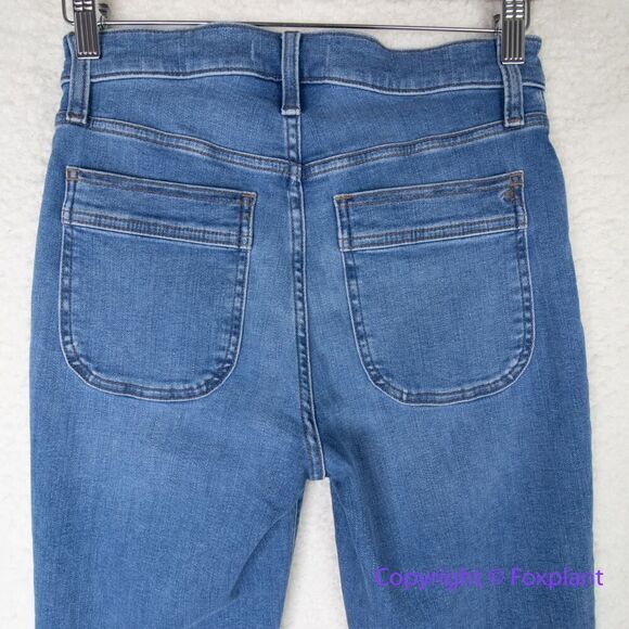 New! Madewell Kick Out Full-Length Jeans in‎ merrigan wash, size 27 - Picture 9 of 16
